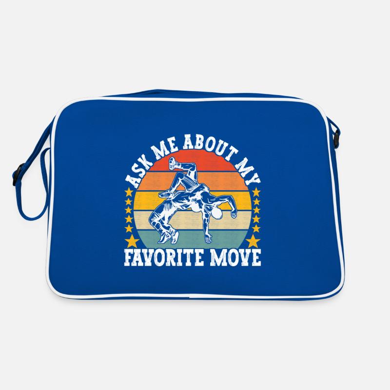 Lutte Lutteurs Lutteurs Sac Retro