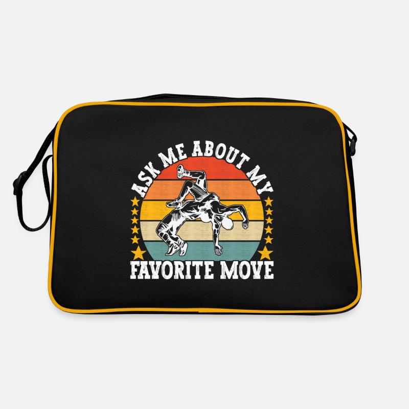 Lutte Lutteurs Lutteurs Sac Retro