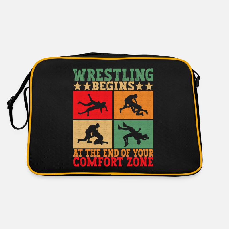 Lutte Lutteurs Lutteurs Sac Retro