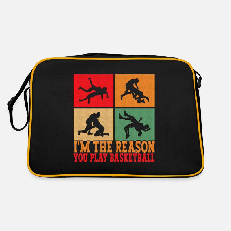 Wrestling Ringen Ringer Retro Tasche