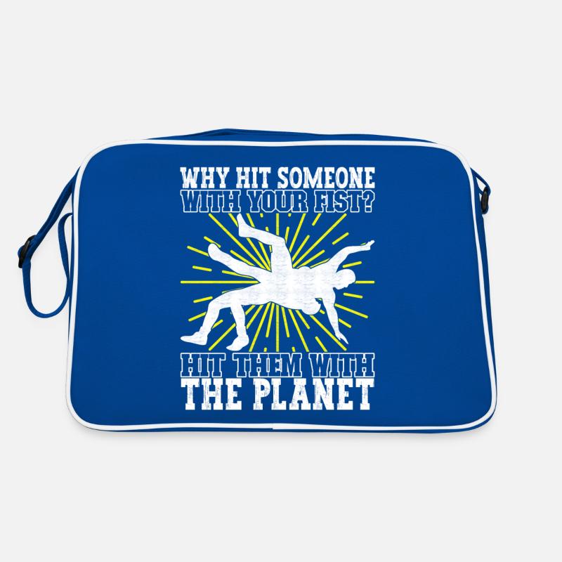 Wrestling Ringen Ringer Retro Tasche