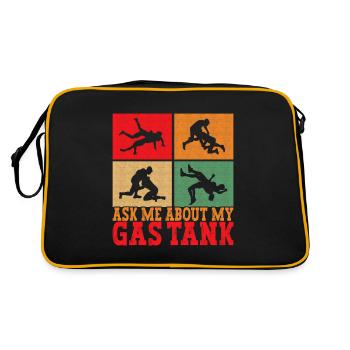 Lutte Lutteurs Lutteurs - Sac Retro - noir/or - Dos