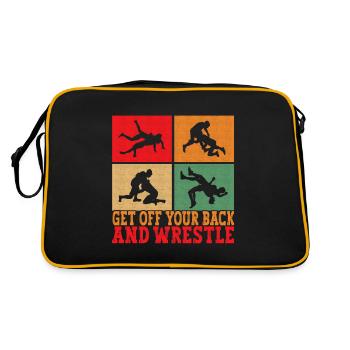 Lutte Lutteurs Lutteurs - Sac Retro - noir/or - Dos