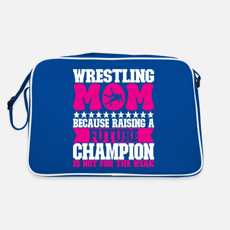 Wrestling Mom Ringen Ringer Retro Tasche