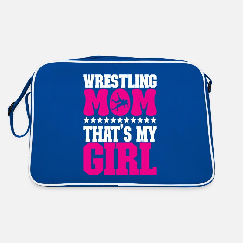 Wrestling Mom Ringen Ringer Retro Tasche
