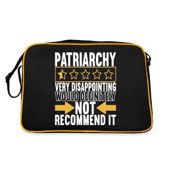 Féminisme Fesminis - Sac Retro - noir/or - Dos
