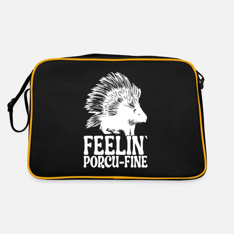 Porc-épic mignon Sac Retro