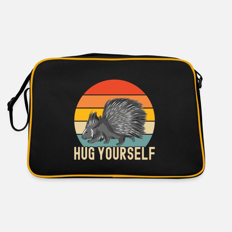 Porc-épic mignon Sac Retro
