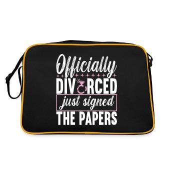 Divorce Divorcé - Sac Retro - noir/or - Dos