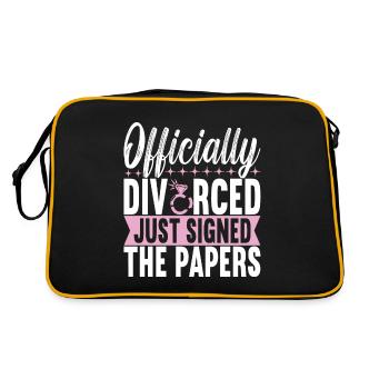 Divorce Divorcé - Sac Retro - noir/or - Dos
