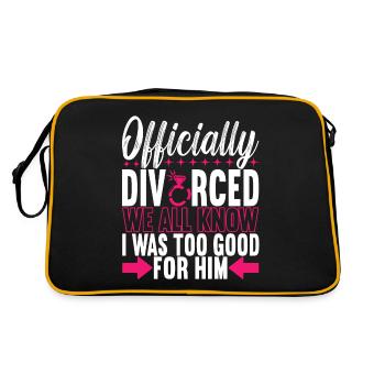 Divorce Divorcé - Sac Retro - noir/or - Dos