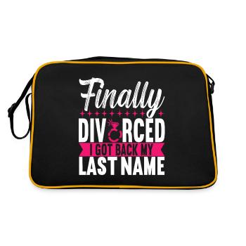 Divorce Divorcé - Sac Retro - noir/or - Dos