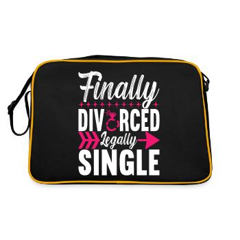 Divorce Divorcé - Sac Retro - noir/or - Dos