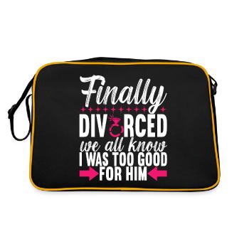 Divorce Divorcé - Sac Retro - noir/or - Dos
