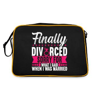 Divorce Divorcé - Sac Retro - noir/or - Dos