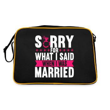 Divorce Divorcé - Sac Retro - noir/or - Dos