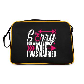 Divorce Divorcé - Sac Retro - noir/or - Dos