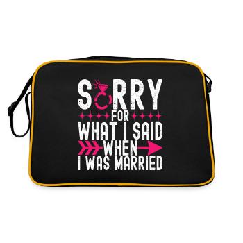Divorce Divorcé - Sac Retro - noir/or - Dos
