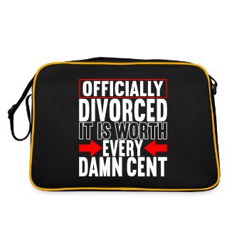 Divorce Divorcé - Sac Retro - noir/or - Dos