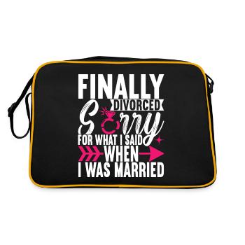 Divorce Divorcé - Sac Retro - noir/or - Dos