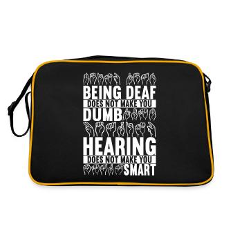 Sourds sourds muets sourds - Sac Retro - noir/or - Dos