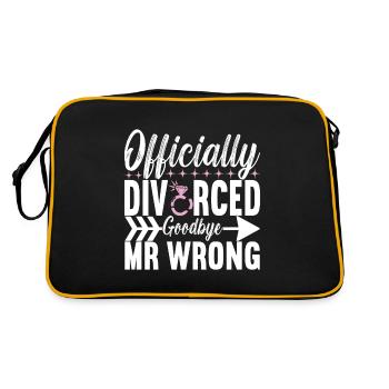 Divorce Divorcé - Sac Retro - noir/or - Dos