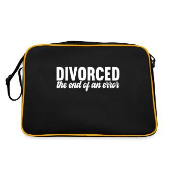 Divorce Divorcé - Sac Retro - noir/or - Dos
