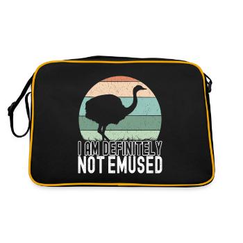 Emu Strauss - Sac Retro - noir/or - Dos