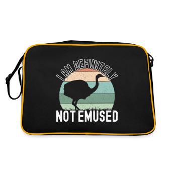 Emu Strauss - Sac Retro - noir/or - Dos
