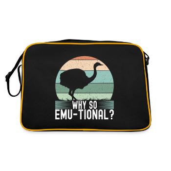 Emu Strauss - Sac Retro - noir/or - Dos
