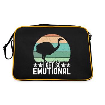 Emu Strauss - Sac Retro - noir/or - Dos