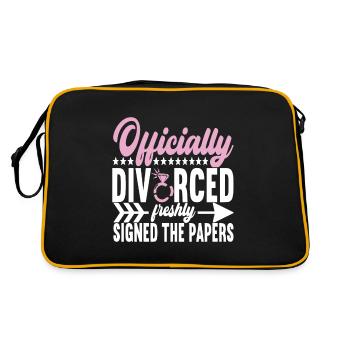 Divorce Divorcé - Sac Retro - noir/or - Dos