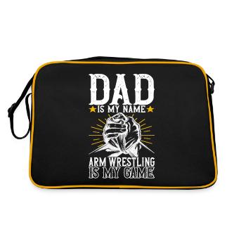 Arm wrestling arm wrestling - Retro Bag - black/gold - Back