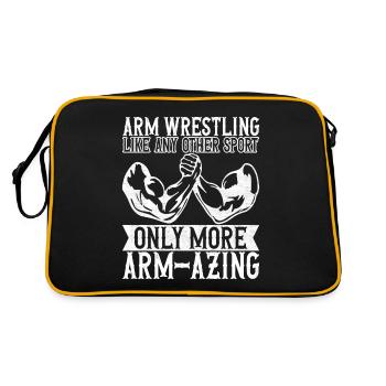 Arm wrestling arm wrestling - Retro Bag - black/gold - Back