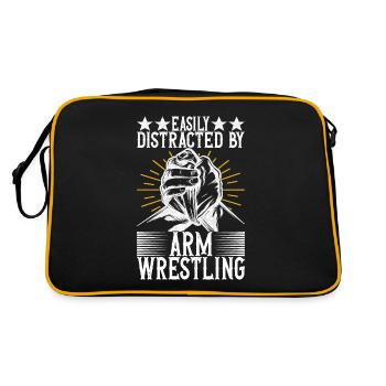 Arm wrestling arm wrestling - Retro Bag - black/gold - Back
