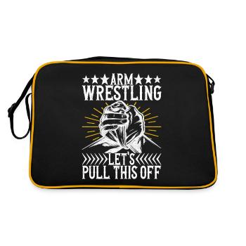 Arm wrestling arm wrestling - Retro Bag - black/gold - Back