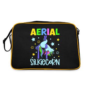 Silkiecorn aérien - Soies aériennes - Sac Retro - noir/or - Dos