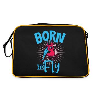 Born to Fly - Aerial Silks - Retro Bag - black/gold - Back