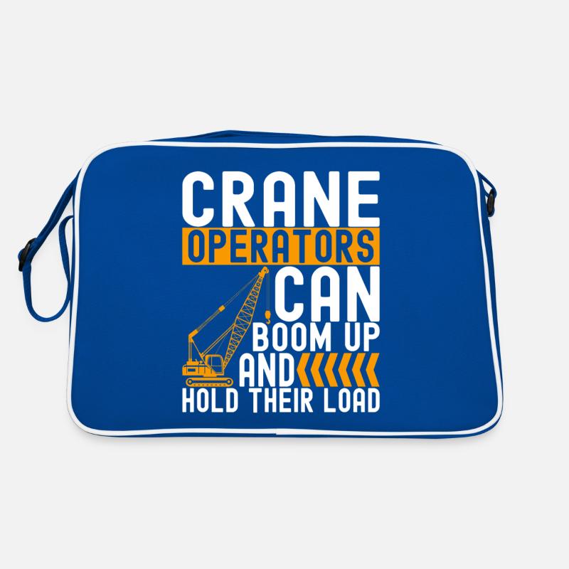 Kranführer Kranfahrer Retro Tasche