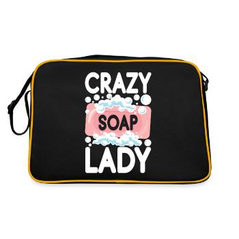 Savonnier fabrication de savon - Sac Retro - noir/or - Dos