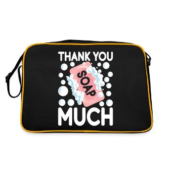 Savonnier fabrication de savon - Sac Retro - noir/or - Dos