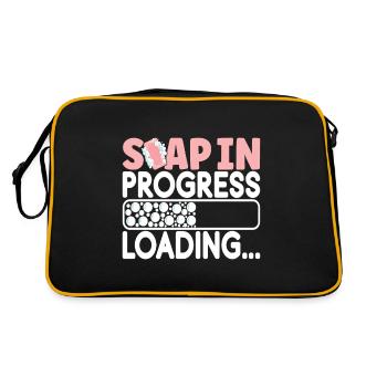 Savonnier fabrication de savon - Sac Retro - noir/or - Dos