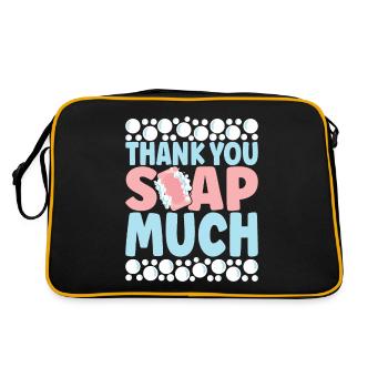 Savonnier fabrication de savon - Sac Retro - noir/or - Dos