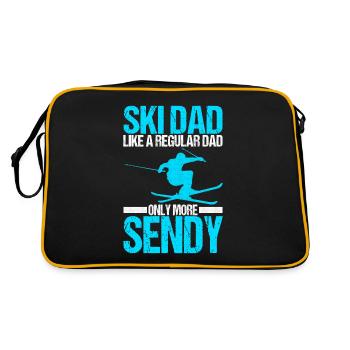 Skieurs - Sac Retro - noir/or - Dos