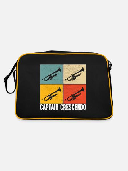 Trumpet Trumpet Player - Retro Bag - black/gold - Back