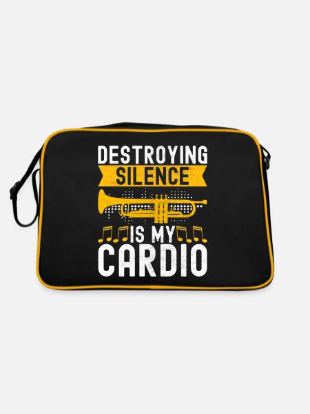 Trumpet Trumpet Player - Retro Bag - black/gold - Back