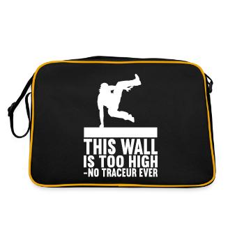Parkour Freerunning - Retro Bag - black/gold - Back