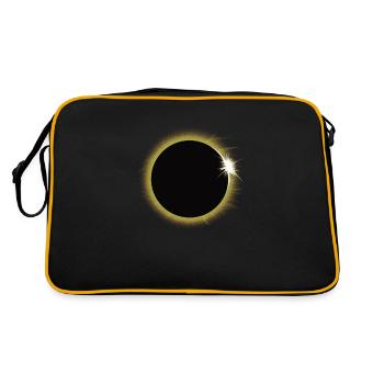 Solar eclipse - Retro Bag - black/gold - Back