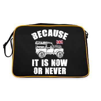 Landy parce que c’est maintenant ou jamais - Sac Retro - noir/or - Dos