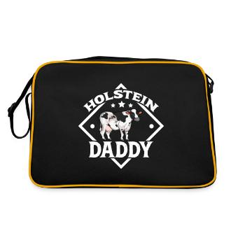 Holstein Daddy - Boeuf Holstein - Sac Retro - noir/or - Dos